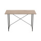 Стол письменный Line Лайт Ferrum-decor 75x120x50 Черный металл ДСП Дуб Сан-Марино 16 мм (FRD-104851) - фото 4