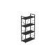 Етажерка 4/60 Ferrum-decor Серії Конект 120x60x28 чорний ДСП Сосна Кембра 16мм (FRD-104241) - фото 2