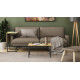Стіл журнальний приставний Террі Комбо Ferrum-decor 345x662x440 Чорний метал ДСП Дуб Артизан 16 мм (FRD-105141) - фото 6