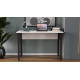 Письмовий стіл Ferrum-decor Курт 75x120x70 чорний ДСП Біле 16мм (FRD-102035) - фото 4