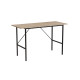 Стіл письмовий Line Тайм Ferrum-decor 75x120x50 Чорний метал ДСП Дуб Сонома 16 мм (FRD-104881) - фото 6