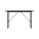 Стіл письмовий Line Тайм Ferrum-decor 75x120x50 Чорний метал ДСП Дуб Сонома 16 мм (FRD-104881) - фото 2