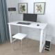 Письменный стол Ferrum-decor Драйв 75x100x60 Белый металл ДСП Белое 16 мм (FRD-103101) - фото 3