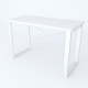 Письмовий стіл Ferrum-decor Драйв 75x120x60 Білий метал ДСП Біле 32 мм (FRD-103331) - фото 2