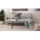 Стол журнальный Монтана Ferrum-decor 45x100x50 Черный металл ДСП Бетон 16 мм (FRD-106711) - фото 7