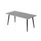 Стол журнальный Монтана Ferrum-decor 45x100x50 Черный металл ДСП Бетон 16 мм (FRD-106711) - фото 4