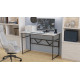 Письмовий стіл Ferrum-decor Раян 75x100x70 чорний ДСП Біле 16мм (FRD-103701) - фото 3