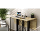 Стіл-книга трансформер Спайдер Ferrum-decor 750x1150x880 Чорний метал ДСП Дуб Сонома 16 мм (FRD-105091) - фото 5