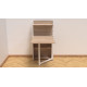 Стол книжка с этажеркой Практик 1 Ferrum-decor 1200x640x990 Белый металл ДСП Дуб Сонома 16 мм (FRD-104621) - фото 4