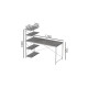 Компьютерный стол Ferrum-decor Джек 75x120x60 Белый ДСП Бетон (FRD-104392) - фото 2