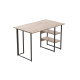 Компьютерный стол Ferrum-decor Кевин 75x140x60 черный ДСП Дуб Сан-Марино 16мм (FRD-103812) - фото 7