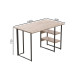 Компьютерный стол Ferrum-decor Кевин 75x140x60 черный ДСП Дуб Сан-Марино 16мм (FRD-103812) - фото 3