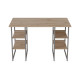 Компьютерный стол Ferrum-decor Карэн 75x120x70 серый ДСП Дуб Сан-Марино 32мм (FRD-102446) - фото 3