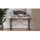 Письменный стол Ferrum-decor Серии Конект 75x120x60 черный ДСП Дуб Сан-Марино 16мм (FRD-104202) - фото 2