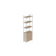 Етажерка 4/60 Ferrum-decor Серії Конект із тумбою 179x60x28 Білий ДСП Сан-Марино (FRD-104492) - фото 2