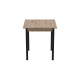 Стіл кухонний Ferrum-decor Дієго 75x70x70 Чорний ДСП Сан-Марино 16мм (FRD-105652) - фото 4