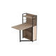 Стол книжка с этажеркой Практик 1 Ferrum-decor 1200x640x990 Черный металл ДСП Дуб Сан-Марино 16 мм (FRD-104612) - фото 5