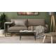Стіл журнальний приставний Террі Комбо Ferrum-decor 345x662x440 Чорний метал ДСП Бетон 16 мм (FRD-105142) - фото 2