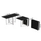 Стіл-книга трансформер Оріон 2 Ferrum-decor 750x1520x730 Білий метал ДСП Сосна Кембра 16 мм (FRD-104592) - фото 5