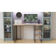 Компьютерный стол Ferrum-decor Кевин 75x120x60 черный ДСП Дуб Сан-Марино 16мм (FRD-103802) - фото 3