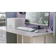 Стол письменный Кевин Ferrum-decor 75x100x70 Белый металл ДСП Бетон 16 мм (FRD-106562) - фото 5