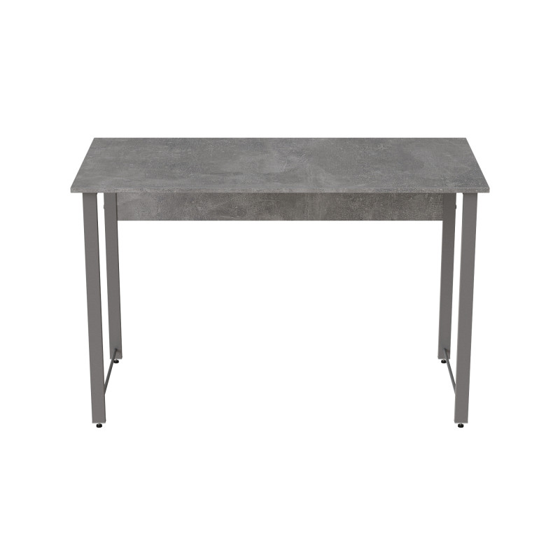 Стол письменный Курт Ferrum-decor 75x140x60 Серый металл ДСП Бетон 32 мм (FRD-106632)