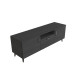 Тумба Лэстер на конусных ножках Ferrum-decor 48x139x38 Черный металл ДСП Сосна Кембра 16 мм (FRD-106802) - фото 2