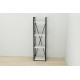 Етажерка 4/34 Ferrum-decor Серії Конект 120x34x28 чорний ДСП Біле 16мм (FRD-104272) - фото 11