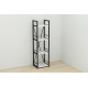 Етажерка 4/34 Ferrum-decor Серії Конект 120x34x28 чорний ДСП Біле 16мм (FRD-104272) - фото 6