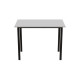 Стіл універсальний Knap Ferrum-decor 75x100x70 Чорний метал ДСП Білий 16 мм (FRD-106362) - фото 6