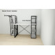 Етажерка 4/34 Ferrum-decor Серії Конект 120x34x28 чорний ДСП Біле 16мм (FRD-104272) - фото 5