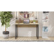 Письменный стол Ferrum-decor Скай 75x140x60 черный ДСП Дуб Сонома 16мм (FRD-103632) - фото 2