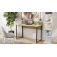 Письменный стол Ferrum-decor Скай 75x140x60 черный ДСП Дуб Сонома 16мм (FRD-103632) - фото 4