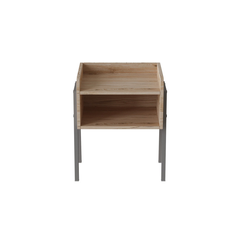 Тумба модульна Ferrum-decor Джузі 540x450x320 метал Сірий ДСП Дуб Сан-Марино 16 мм (FRD-102983)
