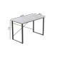 Стіл письмовий Дейв Ferrum-decor 75x120x60 Чорний метал ДСП Бетон 32 мм (FRD-106443) - фото 6