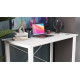 Письменный стол Ferrum-decor Драйв 75x140x60 Белый металл ДСП Белое 16 мм (FRD-103143) - фото 8