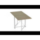 Стіл-книга трансформер Оріон 2 Ferrum-decor 750x1520x730 Білий метал ДСП Дуб Сонома 16 мм (FRD-104593) - фото 9