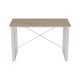 Письменный стол Ferrum-decor Драйв 75x120x60 Белый металл ДСП Дуб Сан-Марино 16 мм (FRD-103123) - фото 3
