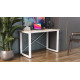 Письменный стол Ferrum-decor Драйв 75x140x60 Белый металл ДСП Дуб Сан-Марино 32 мм (FRD-103353) - фото 3