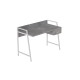 Письмовий стіл Ferrum-decor Комфорт 75x120x60 Білий метал ДСП Бетон 32 мм (FRD-103463) - фото 2