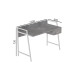 Письмовий стіл Ferrum-decor Комфорт 75x120x60 Білий метал ДСП Бетон 32 мм (FRD-103463) - фото 4