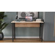Комп'ютерний стіл Ferrum-decor Курт 75x100x70 чорний ДСП Дуб Сан-Марино 32мм (FRD-103933) - фото 2