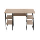 Компьютерный стол Ferrum-decor Тим 75x140x70 черный ДСП Дуб Сан-Марино 16мм (FRD-103983) - фото 7