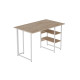 Компьютерный стол Ferrum-decor Кевин 75x120x60 белый ДСП Дуб Сан-Марино 32мм (FRD-101257) - фото 3