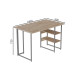 Компьютерный стол Ferrum-decor Кевин 75x140x60 серый ДСП Дуб Сан-Марино 32мм (FRD-101737) - фото 4