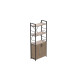 Етажерка 3/60 Ferrum-decor Серії Конект із тумбою 144x60x28 Чорний ДСП Сан-Марино (FRD-104443) - фото 2