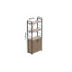 Етажерка 3/60 Ferrum-decor Серії Конект із тумбою 144x60x28 Чорний ДСП Сан-Марино (FRD-104443) - фото 3