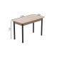 Стіл кухонний Ferrum-decor Беніта 75x120x60 Чорний ДСП Сан-Марино 16мм (FRD-105643) - фото 4