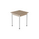 Стіл кухонний Ferrum-decor Агата 75x70x70 Білий ДСП Сан-Марино 16мм (FRD-105633) - фото 2