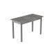 Стіл кухонний Ferrum-decor Маріо 75x120x60 Сірий ДСП Бетон 16мм (FRD-105583) - фото 3